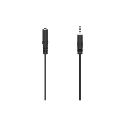 Classic Line audio cable, 3.5 mm stereo jack plug to jack socket, 5.0 m 182071