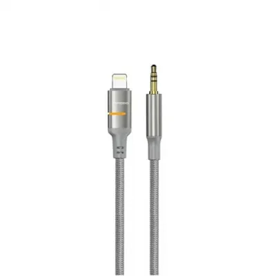 Audio cable Porodo USB2.0 Lightning to 3.5mm Braided Audio Cable