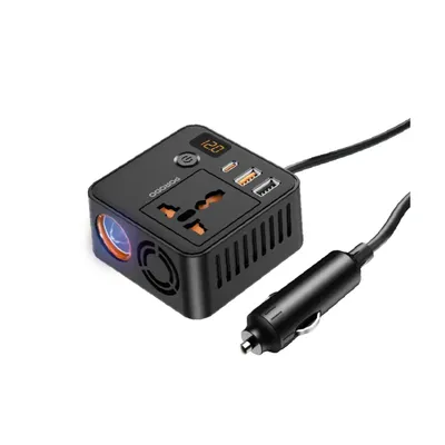 Car Power Porodo 200W Universal Inverter Cable PD+USB QC 3.0