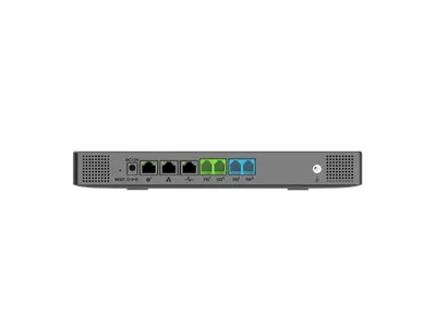 Video-call phone system Grandstream UCM6302A with 4 ATE lines, 75 concurrent calls, 500 IP phones, 320x240 touchscreen display, Asterisk 16 OS