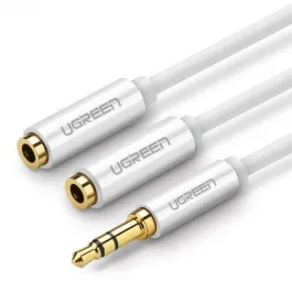 Audio cable UGREEN 3.5mm Male to 2 Female 25cm 10739