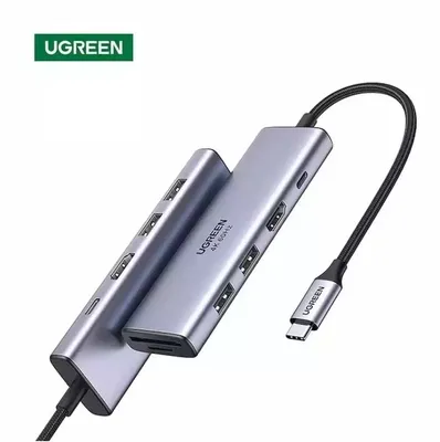 USB-C multiport HUB UGREEN 45379 USB 3.0 Type-C to 2xHDMI adapter with PD