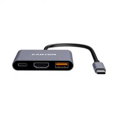 Hub Canyon DS-4 3 in1 USB-A to USB-C CNS-TDS4
