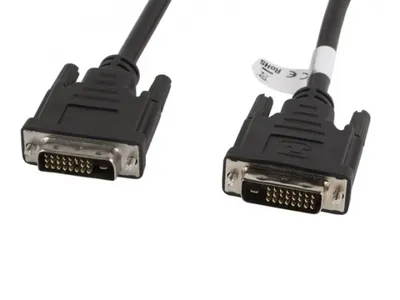 Cable LANBERG CA-DVID-10CC-0018-BK DVI-D M 24+1 ->DVI-D M 24+1 DUAL LINK 1.8M