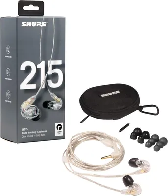 Earphone Shure SE215-CL-EFS in clear finish