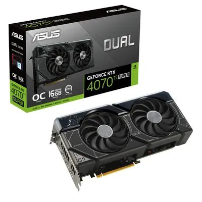 Dual GeForce RTX 4070 Ti SUPER OC Edition GDDR6X