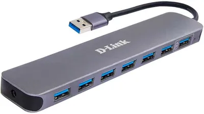 D-Link DUB-H7 E1A 7port 480Mbps with AC Power Adapter
