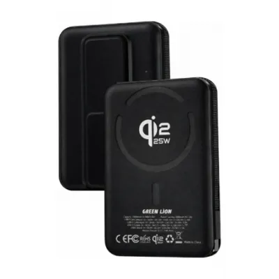 Դյուրակիր մարտկոց Green Lion Lion WELLINGTON 10000mAh Magsafe PD 35W