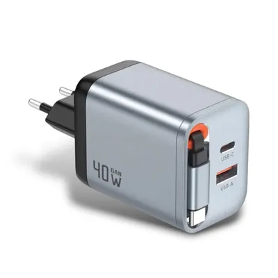 Charger Green Lion GaNPremium EU Plug PD 40W