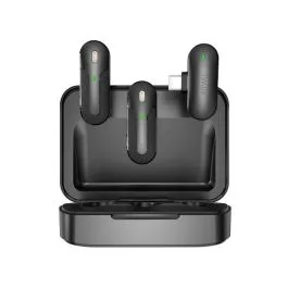 Microphone Kit Wiwu Wi-WM002 Type-C Wireless Mini Microphone BK
