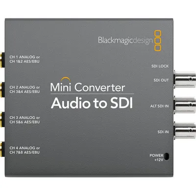 Converter Blackmagic Design Mini Converter Audio to SDI2