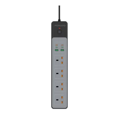 Power strip Porodo FWC045 4AC 65W 3000W