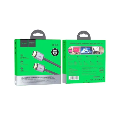 HDMI 2.0 cable Hoco US03 4K 3 m