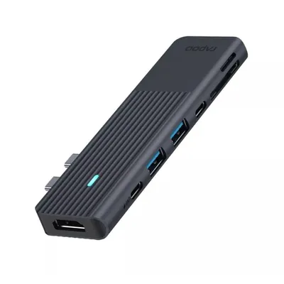USB-C multiport adapter Hama Rapoo UCM-2003 7-in-2 217690