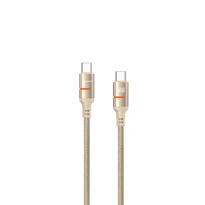 Cable Porodo Type-C to Type-C Led Light 1. 60W