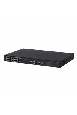 Network switch Dahua PFS3218-16ET-135 16 port 10 100 PoE 2 port SFP