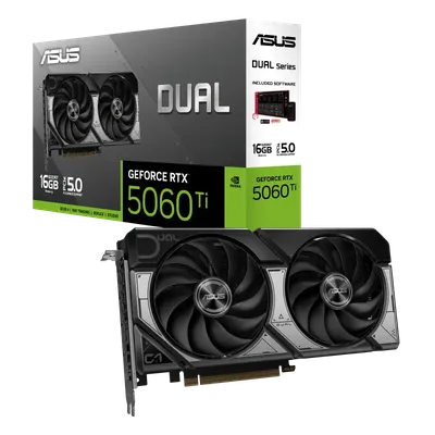 Graphics card ASUS Dual GeForce RTX 5060 Ti GDDR7