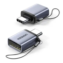 Network connector UGREEN TypeC to USB 3.0 A with Lanyard 50283