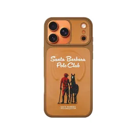 Case iPhone 17 Pro Genuine Leather Santa Barbara Polo Club Questa Series Case with Magsafe