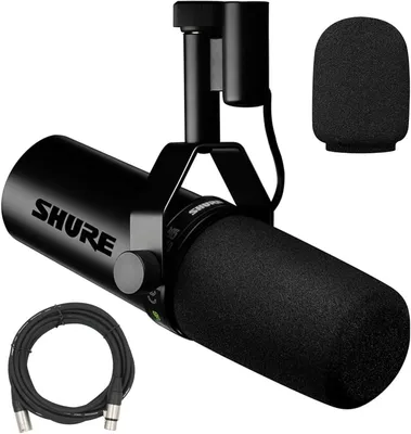 SHURE SM7DB Dynamic Vocal Broadcasting Podcasting Microphone With Built In Preamp