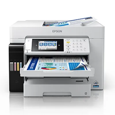 Epson L15180 A3+ Colour Ink jet with Ink Tank MF 4 in 1 Printer with A3+ Scanner Copier ADF FAX C11CH71408