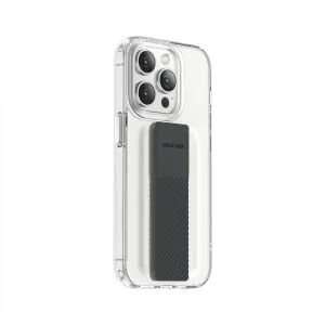 Slim hybrid case with elastic grip band Lione London Slim Hybrid Case with Elastic Grip Band for iPhone 14 Pro Pro Max