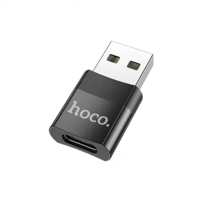 Adapter Hoco USB Male to Type-C female USB2.0 UA17