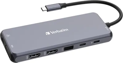 USB-C multiport hub Verbatim USB 3.2 Type-C to HDMI adapter and multiport hub