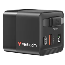 Charger Verbatim Mini GaN 2 Port 65W