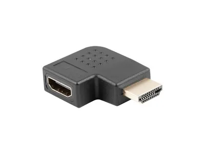 Adapter LANBERG AD-0036-BK HDMI-AM->HDMI-AF 90 degrees Right