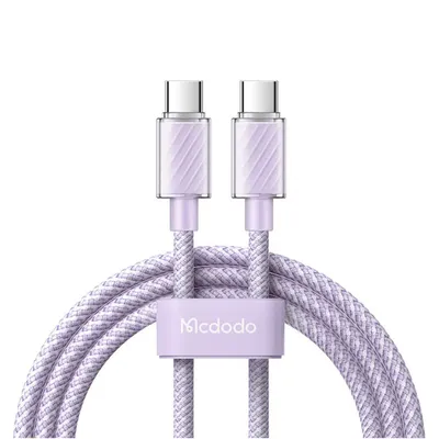 Cable MCDODO 100W Type-C to C Transparent Data Cable 1. CA-3672