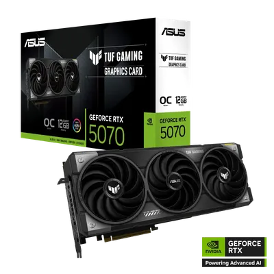 Graphics card ASUS TUF Gaming GeForce RTX 5070 GDDR7 OC