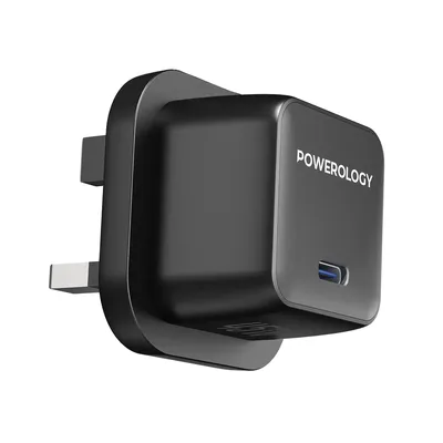 Adapter Powerology QX Pocket-Sized GaN with C to C cable 45W