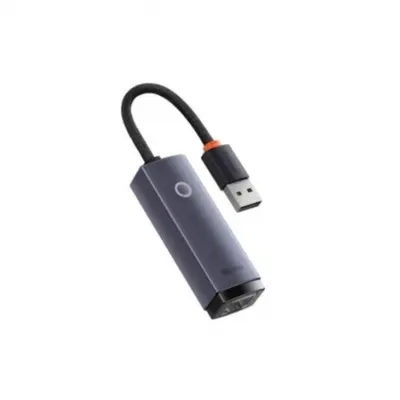 Ethernet adapter Baseus Ethernet Lite Series USB-A to USB-A to RJ45 LAN Port ps Aluminum