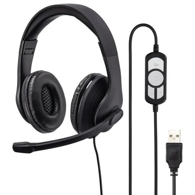 PC office headset Hama HS-USB300 139924