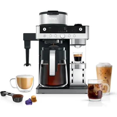 Ninja CFN802EU Prestige 2-in-1 Filter and Capsule Coffee Maker