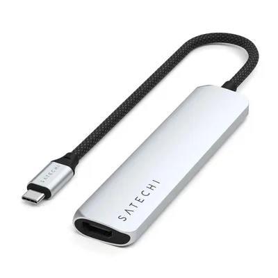 Usb-hub SATECHI 6-in-1 USB-C Slim Multiport Adapter ST-P6SS