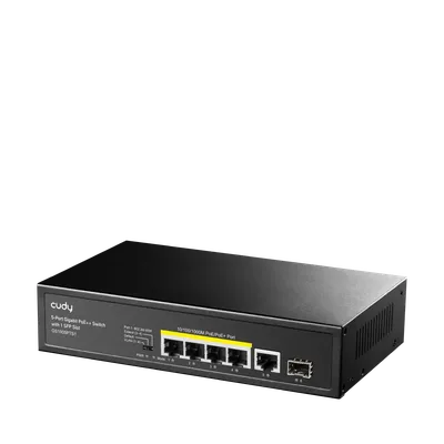 Cudy GS1005PTS1 PoE+ Switch with 1 SFP