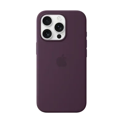Case Silicone Case with MagSafe Plum for iPhone 16 Pro