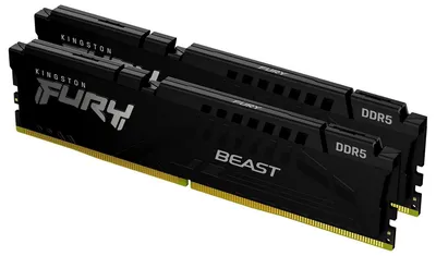 RAM kit KINGSTON Fury Beast Kit of 2 2x32 DDR5 5600MHz KF556C36BBEK2-64