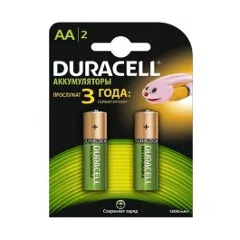 Battery Duracell 2A Kx2 1300mAh