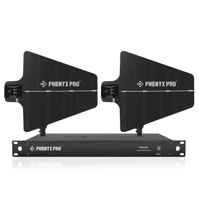 Antenna distribution system Phenyx Pro Pas-225X-EU for UHF wireless microphone systems