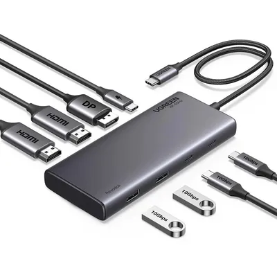 Usb-hub UGREEN CM639 8-in-1 Type-C 35625