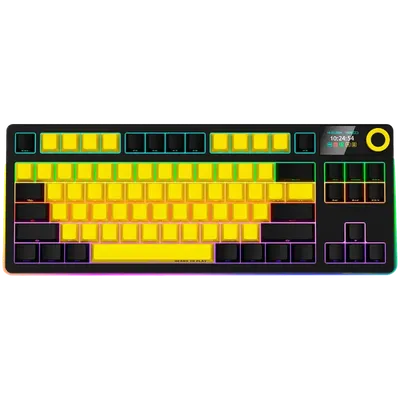 Lorgar Wireless TKL Mechanical Gaming Keyboard Pro LRG-KBP70TKLW-YL-US