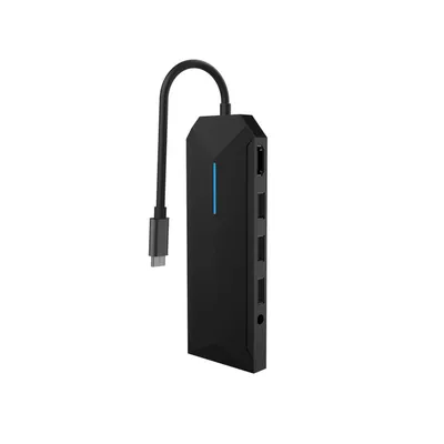 Adapter Porodo Gaming RGB 9in1 USB-C Hub 4K 100W