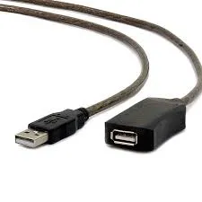 USB 2.0 active extension cable with USB for power 480Mbps box 20213