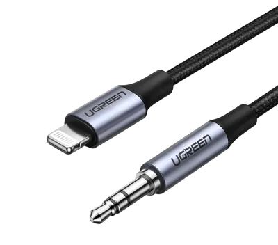 Lightning to 3.5mm audio adapter UGREEN Aluminium Braided 2m 70862