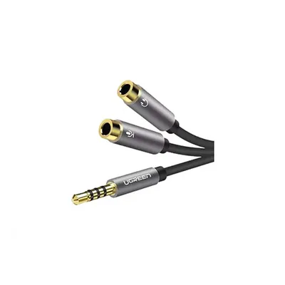 UGREEN 3.5mm male to 2 female audio cable, aluminum case 30619