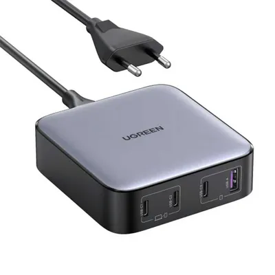 Power adapter UGREEN CD328 Nexode GaN Fast Charging PD 4 Ports BK 90928 100W