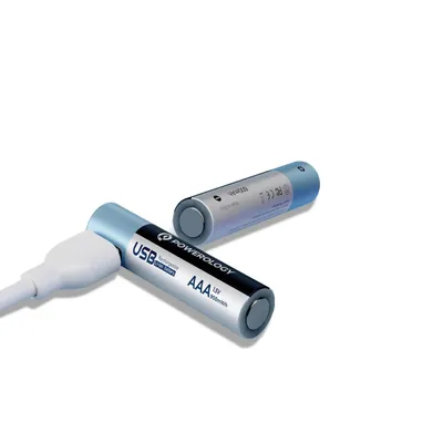 Rechargeable lithium-ion battery Powerology AAA pack 600mAh 900mWh